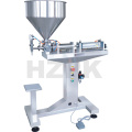 HZPK semi-auto vertical single head pedal paste filler  for cosmetics, chemical etc